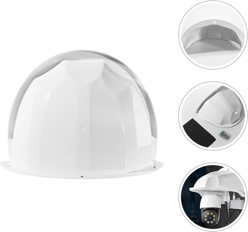 Coolotic Universal Sun Rain Shade Camera Cover Outdoor,CCTV Cam Top Cover Shield Security Protective Roof for CCTV Surveillance Camera Hikvision/Nest/Ring/Arlo/Dome/Bullet - Image 4